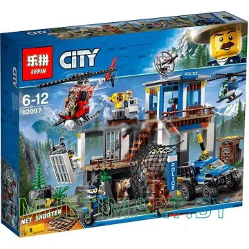 Конструктор Lepin 82071 Полицейский участок в горах